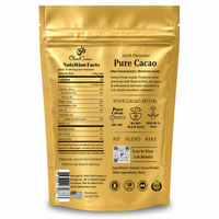 Organic Pure Cacao Powder – Raw, Cold-Pressed, Unsweetened | 33 Servings (7oz) | OhmYes