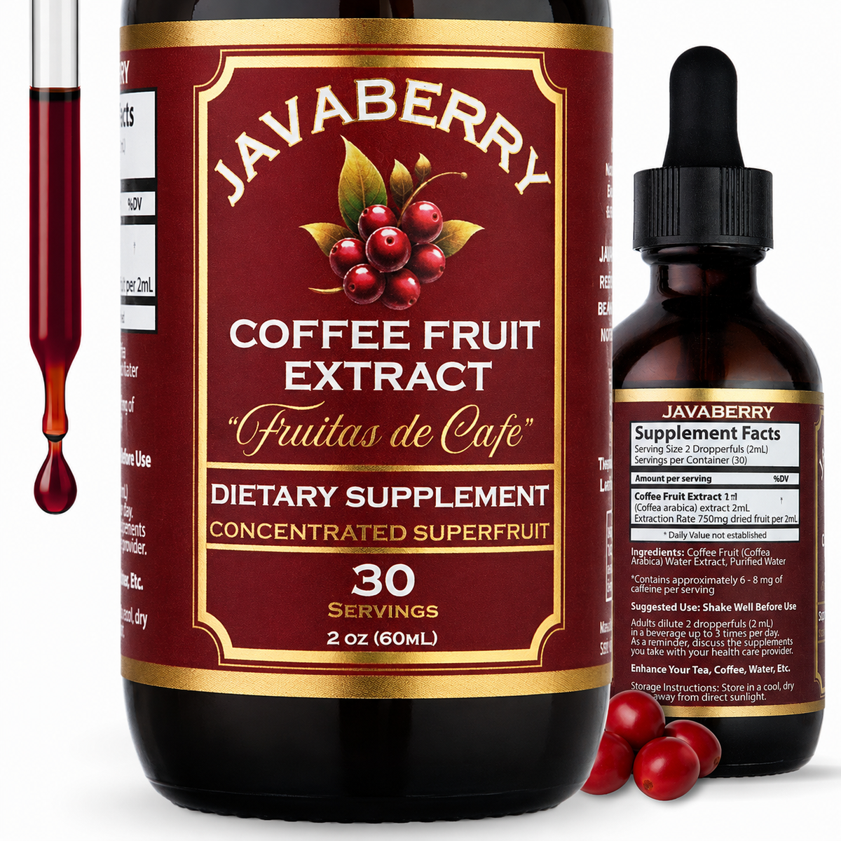 Javaberry - Coffee Fruit Extract - 30 servings (60mL)