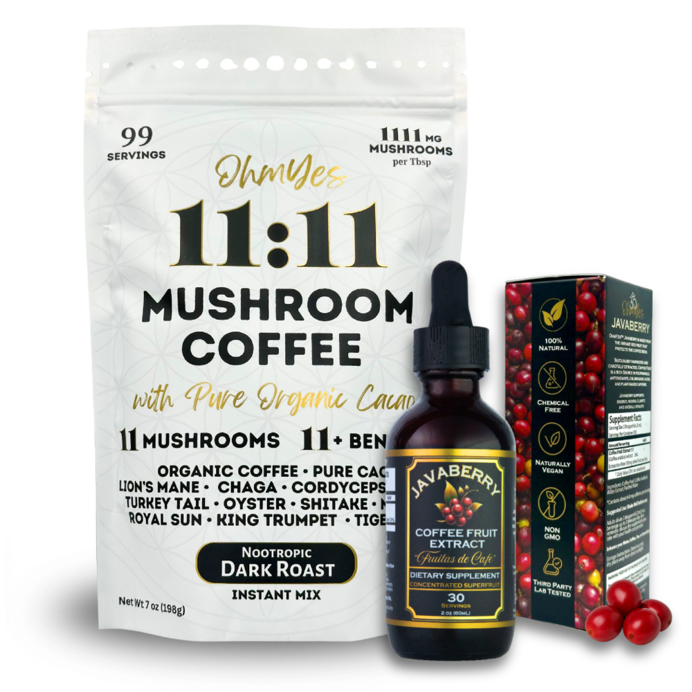 Vitality Bundle - Javaberry + 1111 Organic Mushroom Coffee